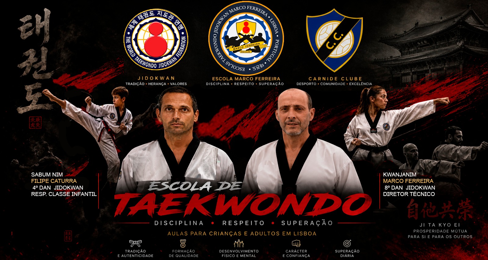 Escola de Taekwondo Marco Ferreira - Jidokwan Carnide Clube